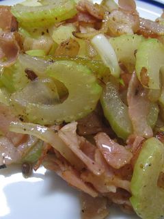 ♪セロリとベーコンの炒め物♪-レシピのメイン写真