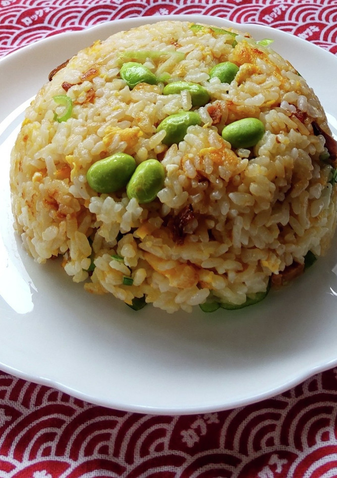枝豆とあさりの佃煮のチャーハン♪-レシピのメイン写真