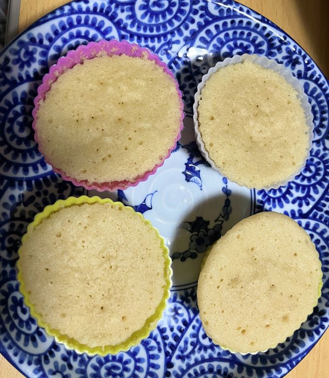 卵、牛乳なしで作れるレンチン蒸しパン-レシピのメイン写真