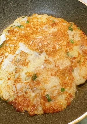 簡単美味しい♪ふわふわ山芋パンケーキ-レシピのメイン写真