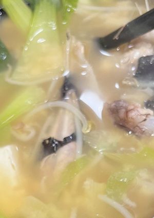 あんこうの切り身！味噌汁♪もやし葱野菜入-レシピのメイン写真