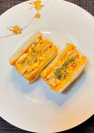 喫茶店風の卵のサンドウィッチ-レシピのメイン写真