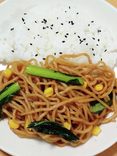 胡麻味噌焼きそばライス-レシピのメイン写真