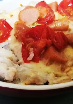 豚肉とトマトのチーズオーブン焼き ᐛ-レシピのメイン写真