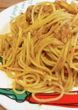 シーチキン×トマトの和風パスタ-レシピのメイン写真