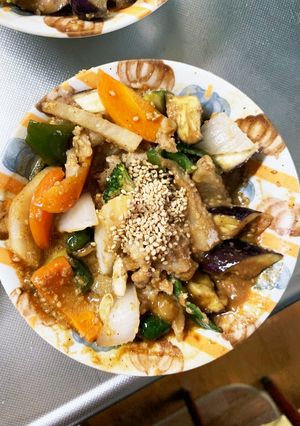 洋風オイガーリック味豚こま大根青椒肉絲風-レシピのメイン写真