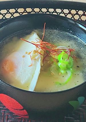 湯豆腐より卵豆腐☆胃に優しい1人鍋☆風邪-レシピのメイン写真