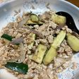 ズッキーニの地味な挽肉炒め