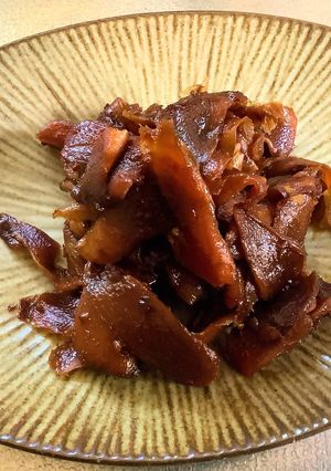 熱いご飯に最高！　新生姜のつくだ煮-レシピのメイン写真