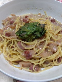 パスタ 豚肉と無花果の葉のワイン煮-レシピのメイン写真