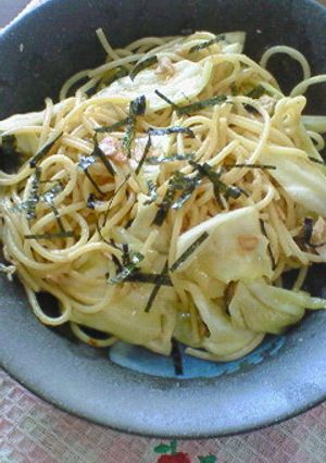 簡単おいしい！キャベツとツナの和風パスタ-レシピのメイン写真