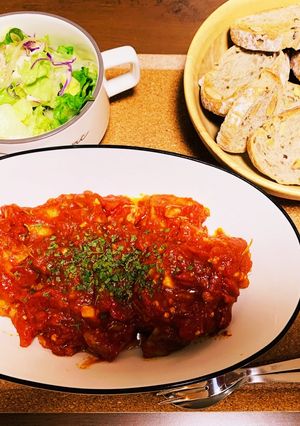 とろうま♡鶏肉のトマト煮-レシピのメイン写真