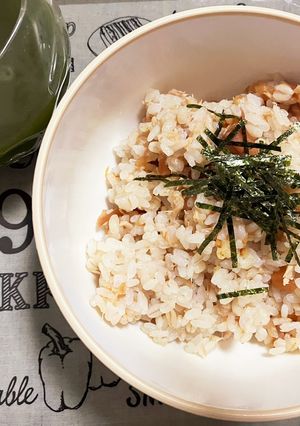 梅干しとツナの炊き込みご飯-レシピのメイン写真