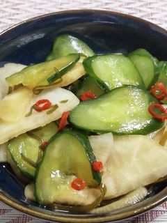 白だしで簡単お漬物-レシピのメイン写真