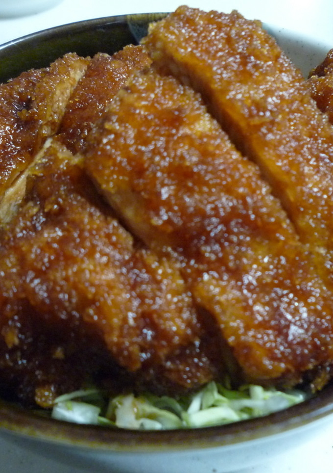 我が家の定番『ソースカツ丼（鶏むね肉）』-レシピのメイン写真