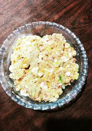 鮭&卵&ネギのごまだれポテトサラダ-レシピのメイン写真