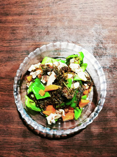 切昆布と根菜の玉ねぎ梅だれ和え-レシピのメイン写真