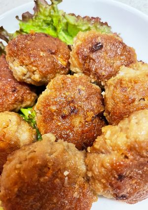 #蓮根とひき肉ハンバーグ-レシピのメイン写真