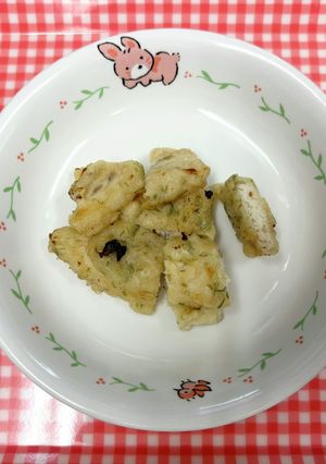 [保育園幼児食]かじきのいそべ揚げ-レシピのメイン写真