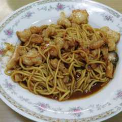 ホルモン焼きそば-レシピのメイン写真