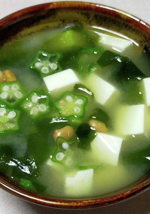 すぐできるオクラ入り納豆汁-レシピのメイン写真