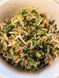 小松菜としらすのふりかけ-レシピのメイン写真