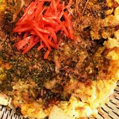 รูปของ 痩せ飯！キャベツとタマゴのお好み焼き風