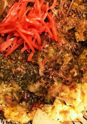 痩せ飯！キャベツとタマゴのお好み焼き風-レシピのメイン写真