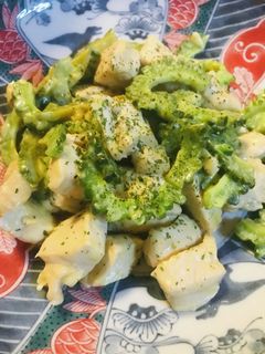 鶏肉とゴーヤーのナチュラルチーズ炒め-レシピのメイン写真