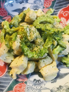 鶏肉とゴーヤーのナチュラルチーズ炒め-レシピのメイン写真