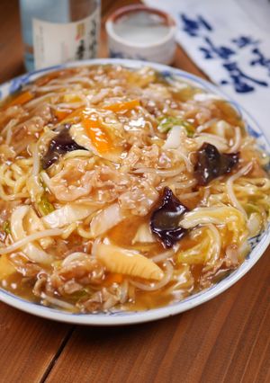 たっぷり甘酸あんかけ焼きそば♡-レシピのメイン写真