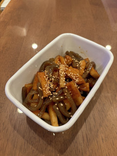 こんにゃくとひらてんの煮物-レシピのメイン写真