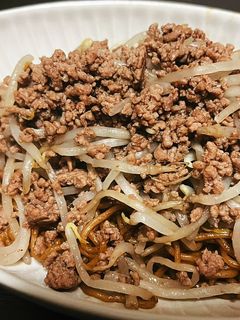 挽肉もやしの焼きそば-レシピのメイン写真