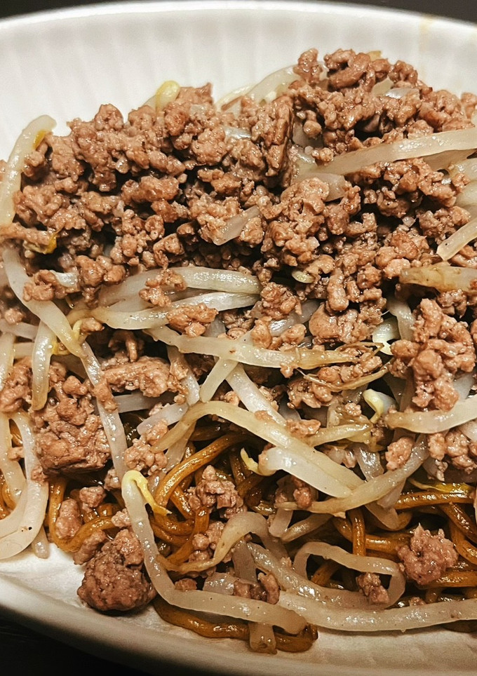 挽肉もやしの焼きそば-レシピのメイン写真