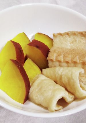 うちの味☆京風仕立て♪さつまいもの煮物♪-レシピのメイン写真
