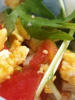 玉子とトマトの冷製サラダ★動画あり★-レシピのメイン写真