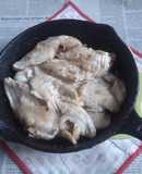 イシスキで真鯛のアラの塩焼き