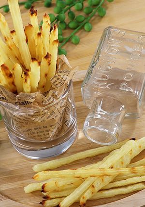 揚げずにヘルシー*ポテトスティック-レシピのメイン写真