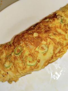 納豆ネギちくわオムレツ-レシピのメイン写真