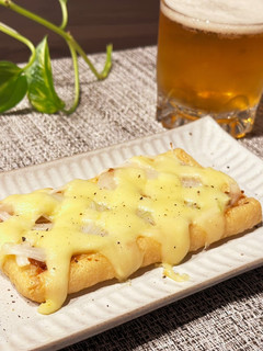 油揚げの味噌チーズ焼き〜是非おつまみに♡-レシピのメイン写真