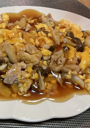 豚卵の甘酢あんかけ-レシピのメイン写真