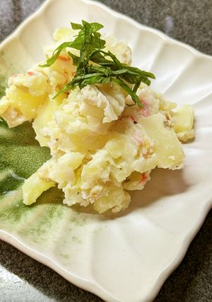 食感最高！ナッツとカニカマのポテトサラダ-レシピのメイン写真
