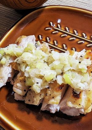 パリパリ！ねぎ塩グリルチキン-レシピのメイン写真