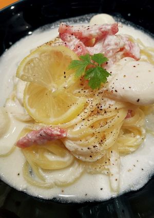 レモンクリームパスタ-レシピのメイン写真
