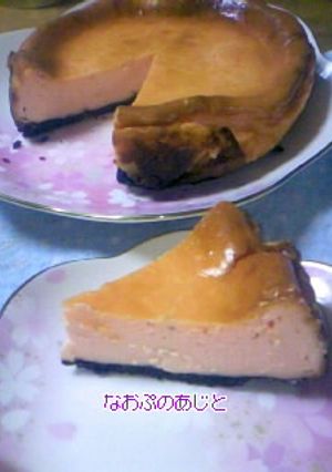 苺のかほりとオレオのチーズケーキ-レシピのメイン写真