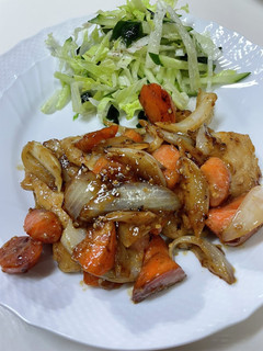 鶏胸肉と人参のゴマだれ和え-レシピのメイン写真