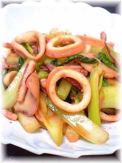 ◆イカと青梗菜の中華炒め◆-レシピのメイン写真