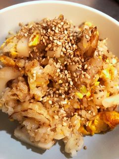 ちくわと卵のしょうゆ焼き飯-レシピのメイン写真