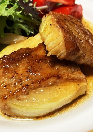 新玉ねぎの豚バラ巻き照り焼き-レシピのメイン写真