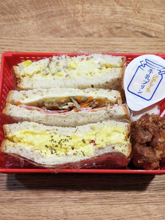 高2男子弁当!カレーポテサラサンド♪23-レシピのメイン写真